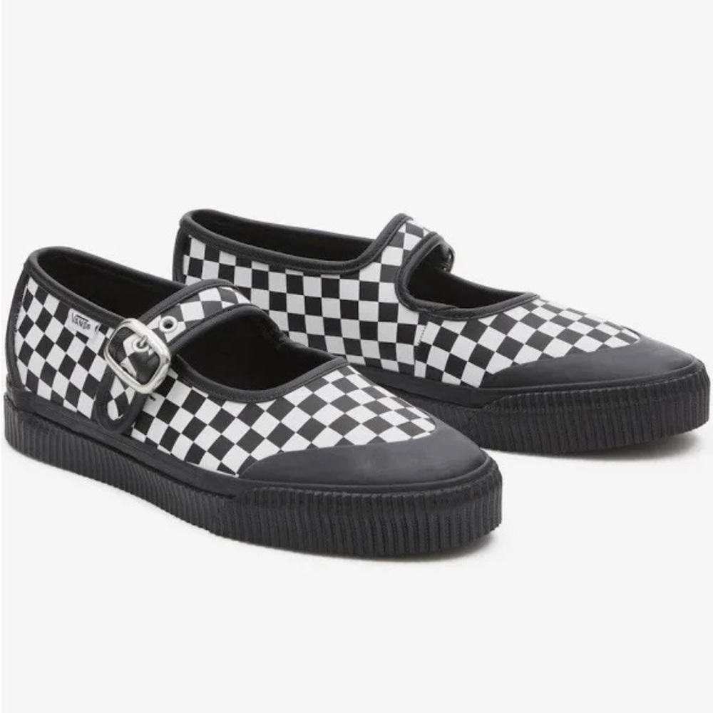 Vans Checkered Black and White Mary Jane